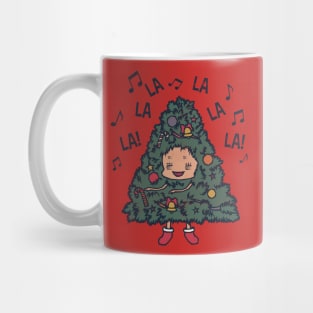 Christmas Tree Charmy La La La Mug